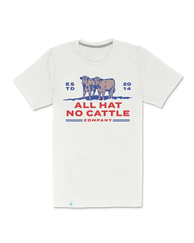 Beanies with funny sayings-All Hat No Cattle S/S T-Shirt