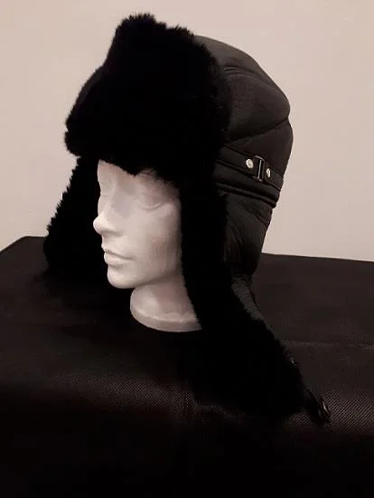 Beanies with simple designs-Butterfly Fashion Faux Leather Aviator Hat