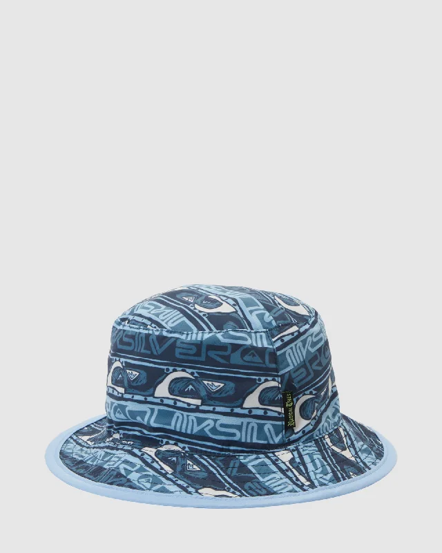 Bucket hats with patterns-Boys 2-7 Flipped Out Bucket Hat