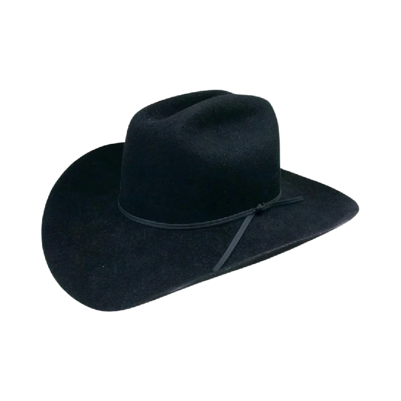 Beanies with simple logos-Stetson Boy's Rodeo Jr Black Cowboy Hat