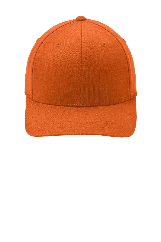 mens hats with patches-Port Authority Mens Stretch Fit Hat - Orange