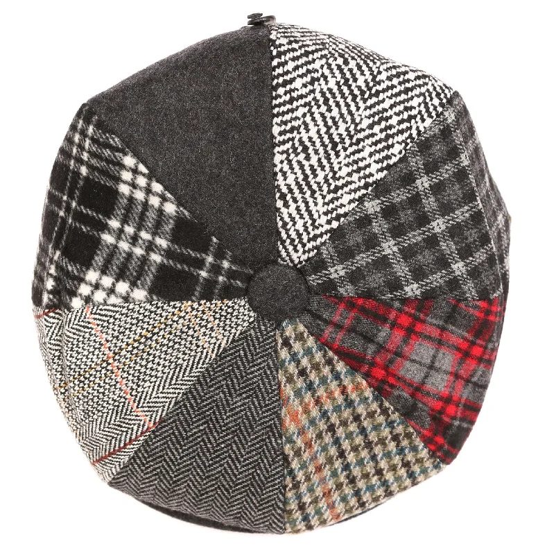 Wool Hats for cozy cliffs-Sakkas Jay Gatsby 8 Panel Wool Newsboy Paperboy Snap Brim Cap Hat