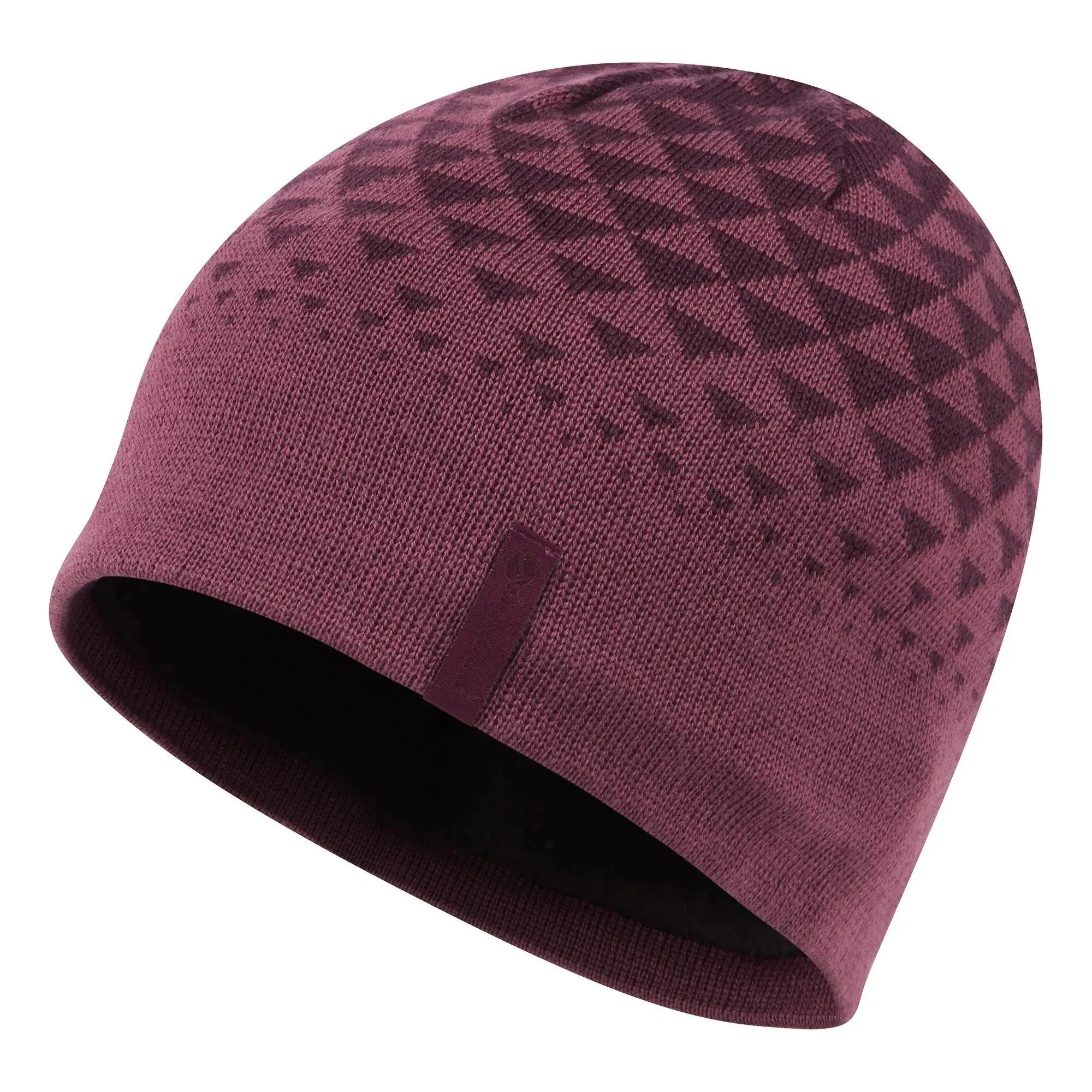 Beanies for night runs-Montane Upflow Beanie Hat - Wineberry - One Size