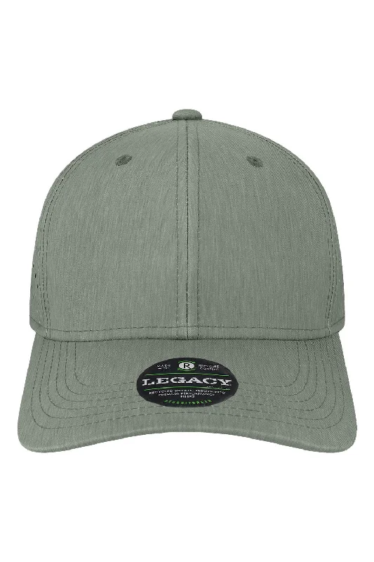 mens hats in calfskin-Legacy Mens Reclaim Mid Pro Moisture Wicking Adjustable Hat - Dark Grey