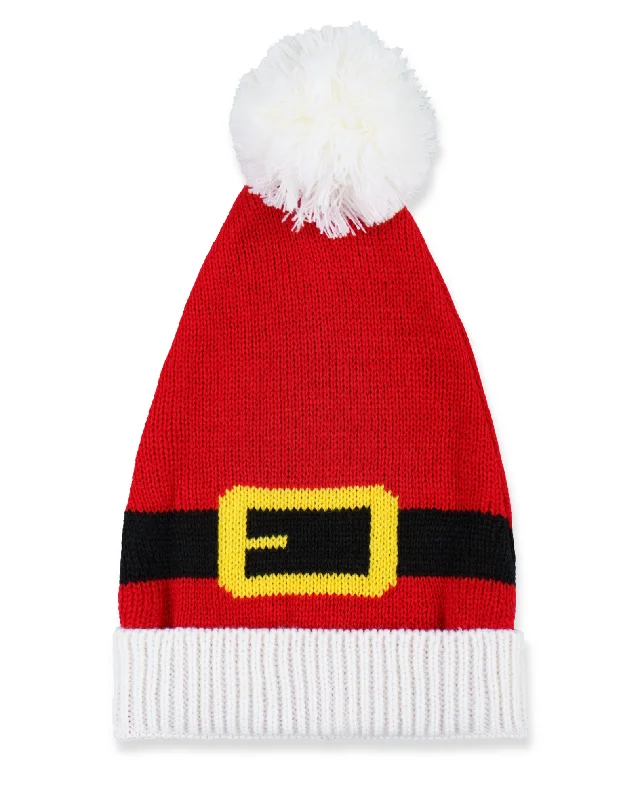 Beanies with neon colors-Santa's Belt Beanie