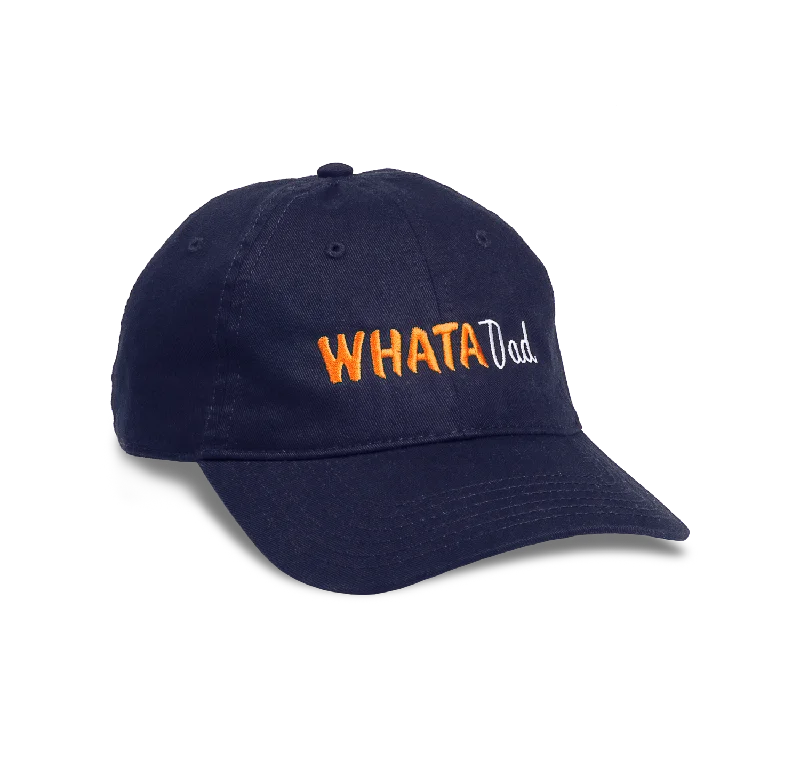 Stretchy headbands for teens-WhataDad Navy Dad Hat