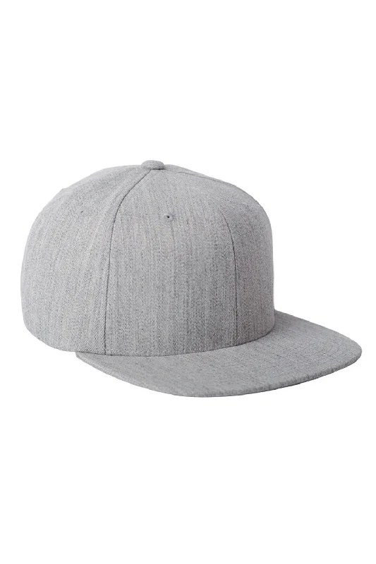 mens hats in corduroy-Flexfit Mens Adjustable Hat - Heather Grey