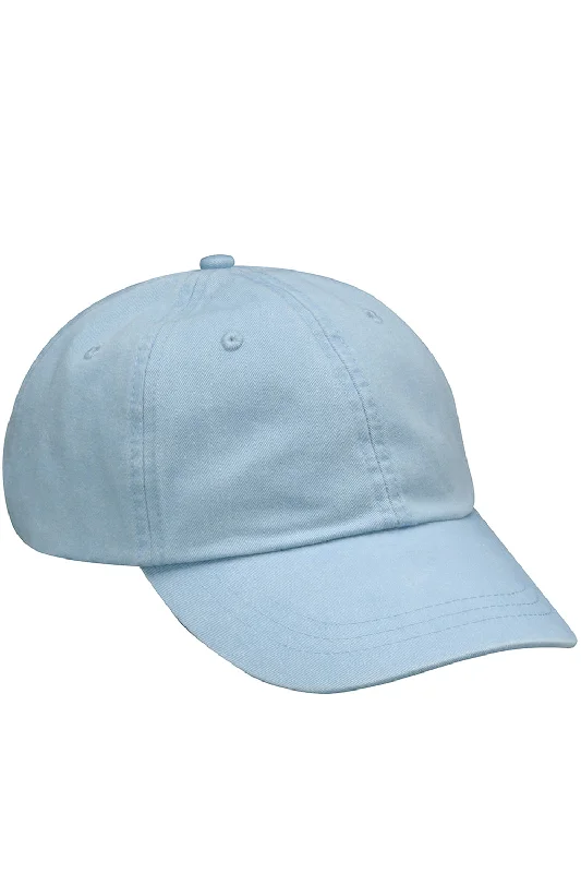 mens hats with mixed patterns-Adams Mens Adjustable Hat - Baby Blue