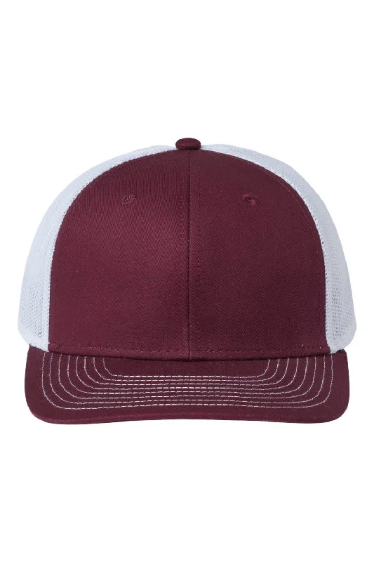 mens hats in crepe-The Game Mens Everyday Snapback Trucker Hat - Maroon/White