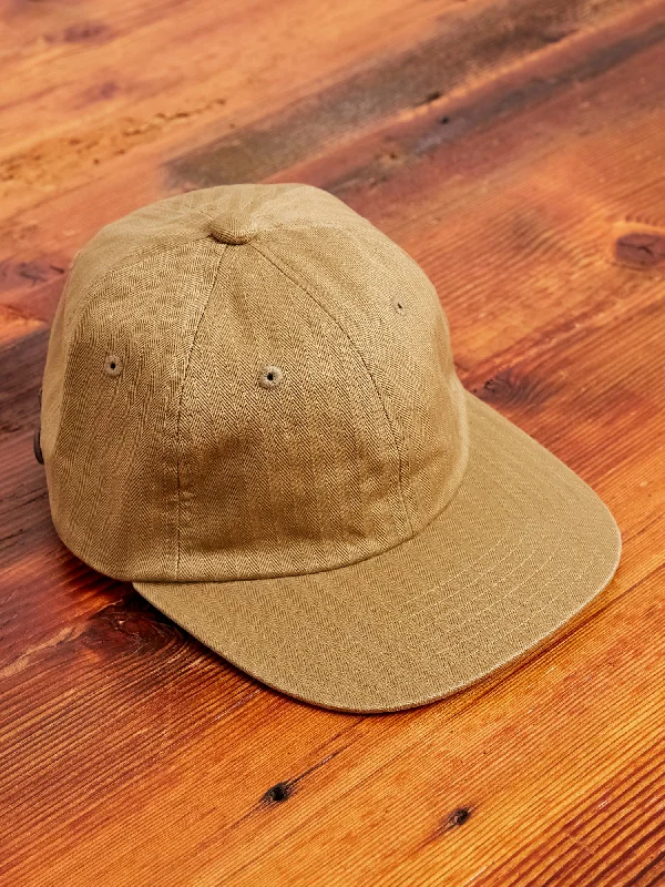 Beanies with trendy vibes-6-Panel HBT Cap in Khaki