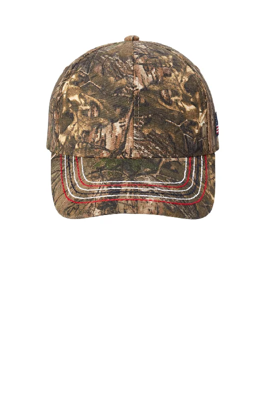 mens hats in mesh fabric-Port & Company Mens Adjustable Hat - Realtree Xtra Camo