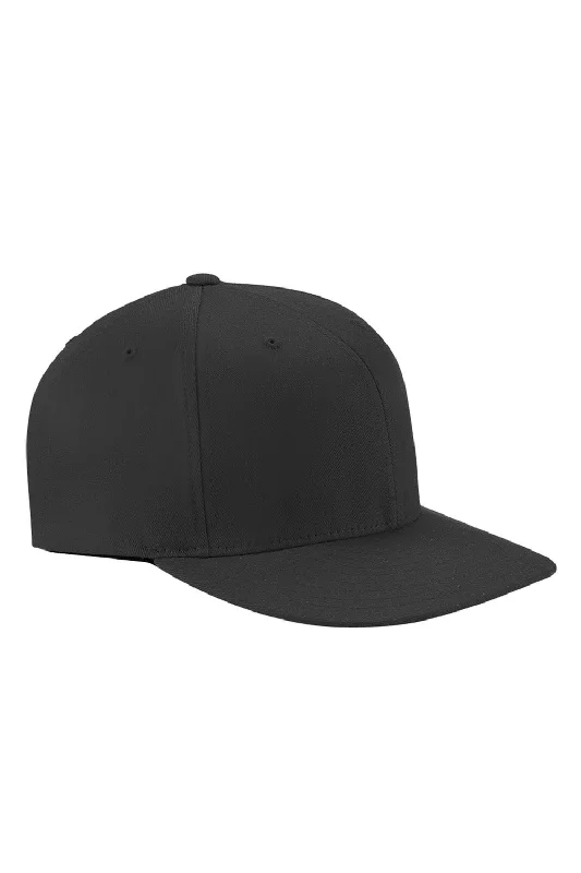 mens hats in malachite-Flexfit Mens Stretch Fit Hat - Black