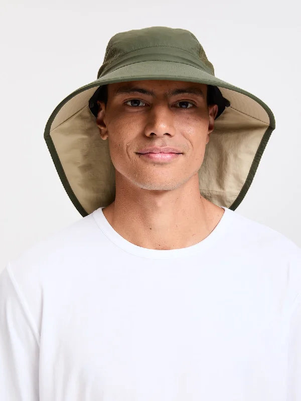 mens hats with camo patterns-Trekker Sun Hat UPF 50+ Legionnaire Style