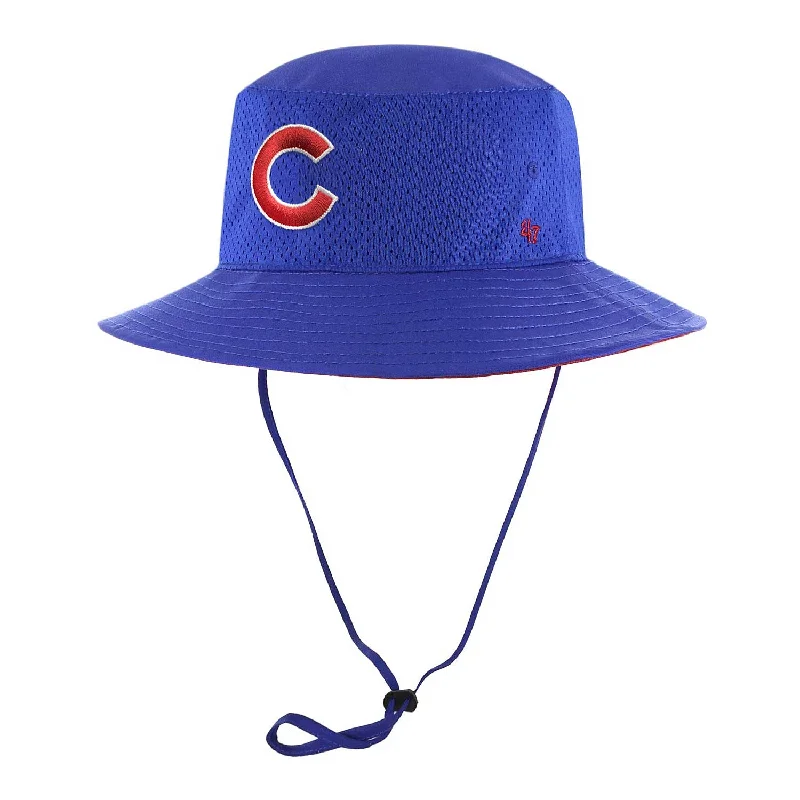 Bucket hats for extreme sports-Chicago Cubs Panama Pail Bucket Hat