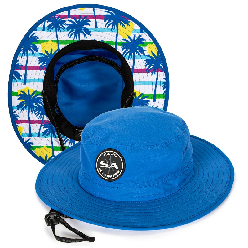 Bucket hats with colorful patterns-Bucket Hat | Neon Palms