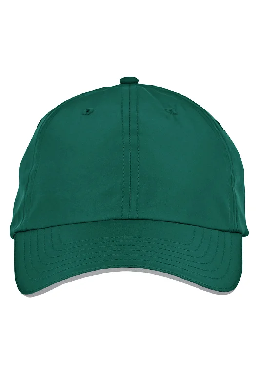 mens hats in knit-Core 365 Mens Pitch Performance Moisture Wicking Adjustable Hat - Forest Green