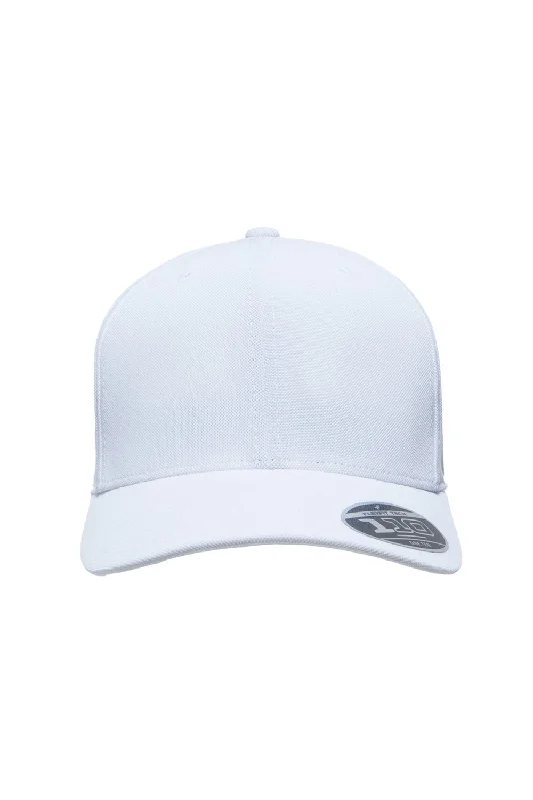 mens hats for catfishing-Team 365 Mens Cool & Dry Moisture Wicking Adjustable Hat - White