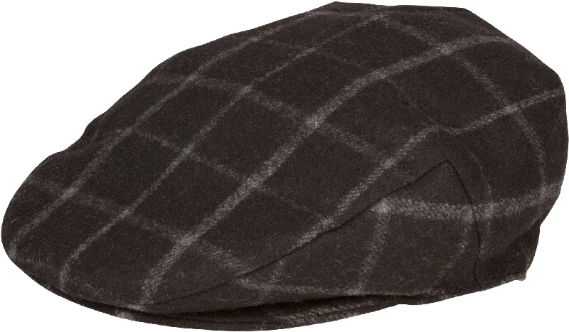 Wool Hats with thick fits-Sakkas Archie Wool Blend Ivy Driving Cap