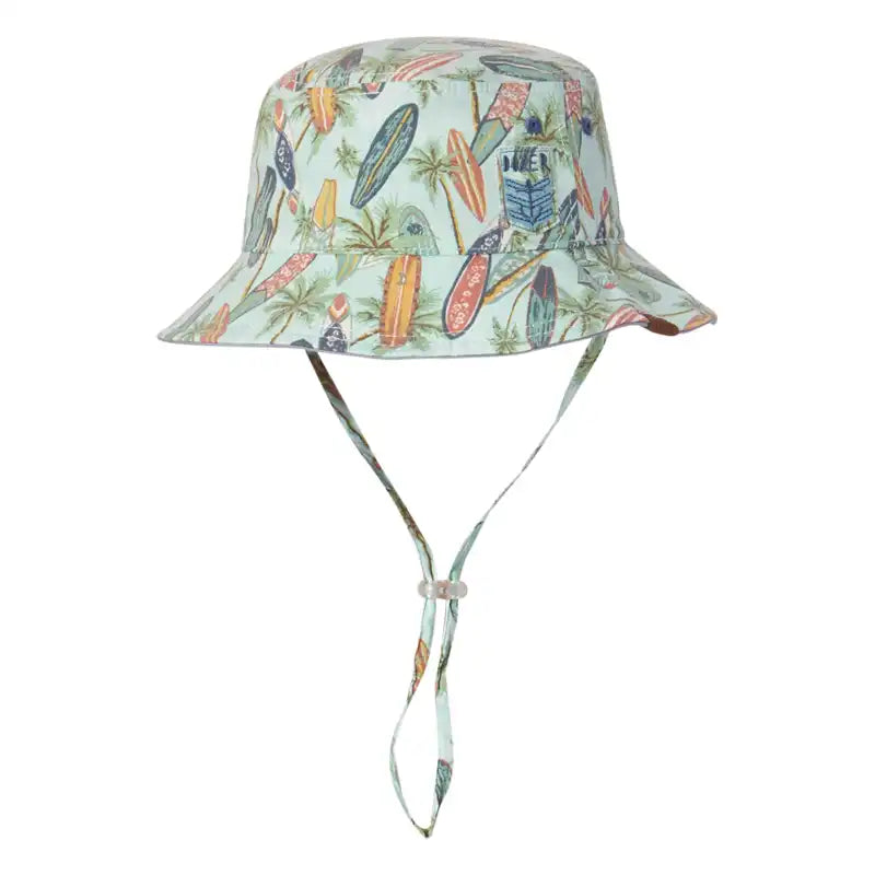 Bucket hats with handwoven details-Dozer Youth Bucket Hat - Koby