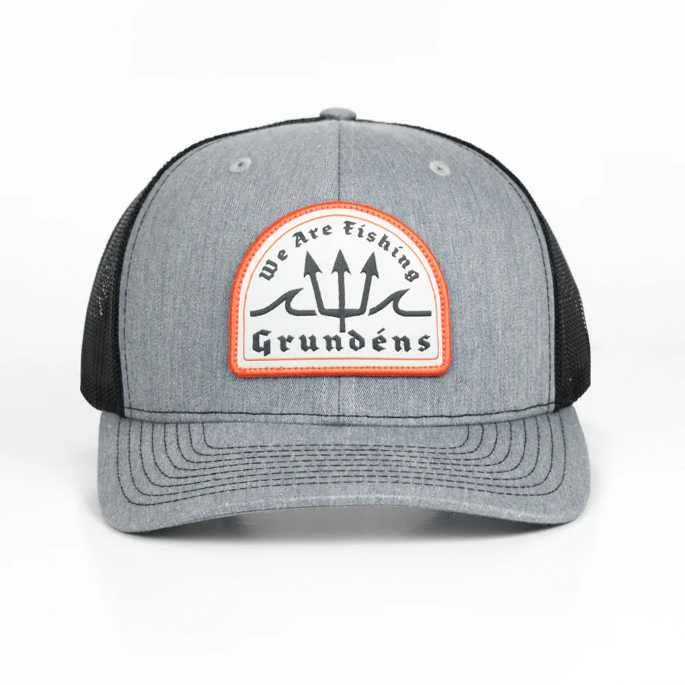 mens hats in broadcloth-Grundens - Men's Poseiden Trucker Hat - 50271