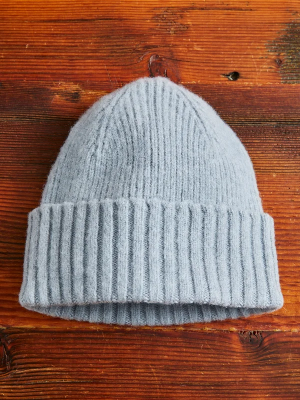 Wool Hats with seed weaves-"King Jammy" Wool Beanie in Solid