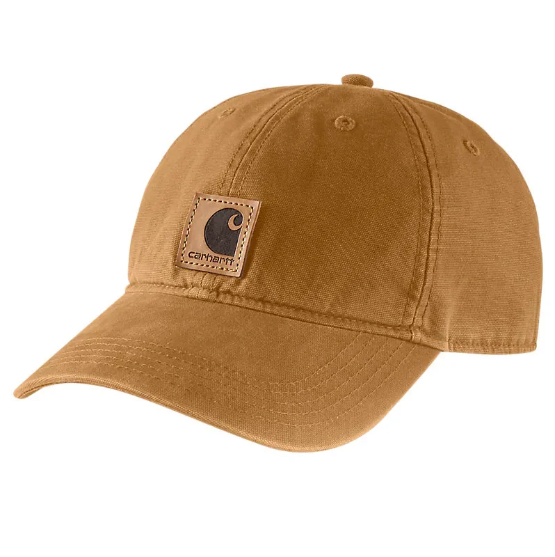 mens hats with plaid patterns-Carhartt - Men's Canvas Cap - 100289