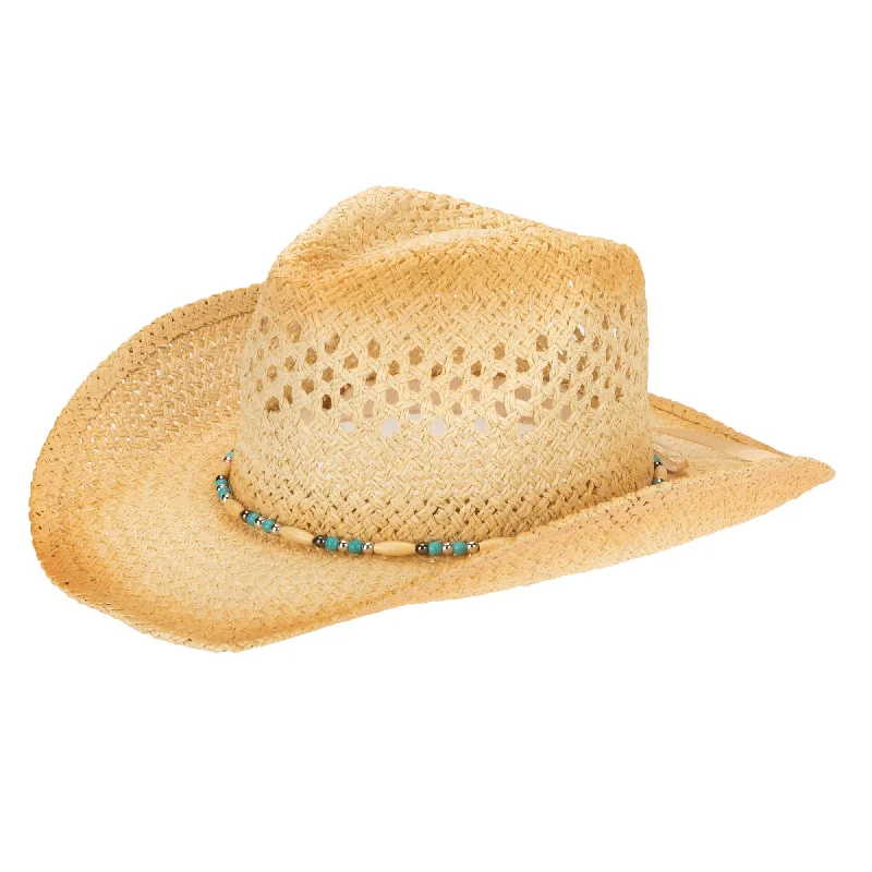 Womens hats for art galleries-Kaia Women's Pinched Crown Cowboy