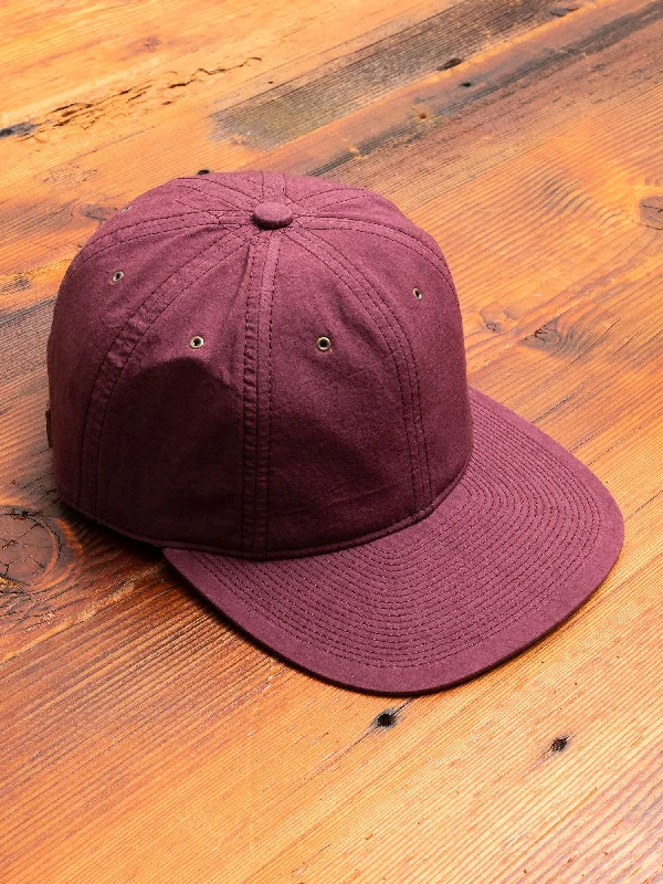 Velvet headbands for teens-DDW Cap in Wine