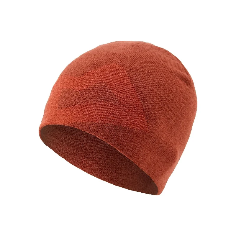 Glitter headbands for prom-Mountain Equipment Branded Knitted Beanie Hat - Red Ochre/Red Rock