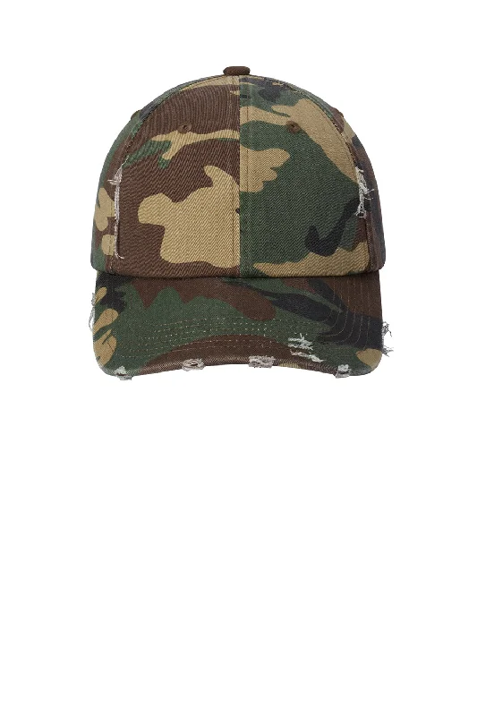 mens hats in velvet-District Mens Adjustable Hat - Military Camo