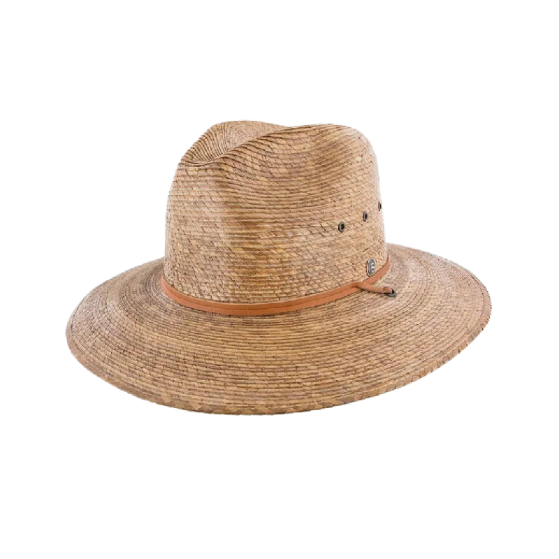 mens hats for bird watching-Stetson Men's Rustic Sand Straw Hat