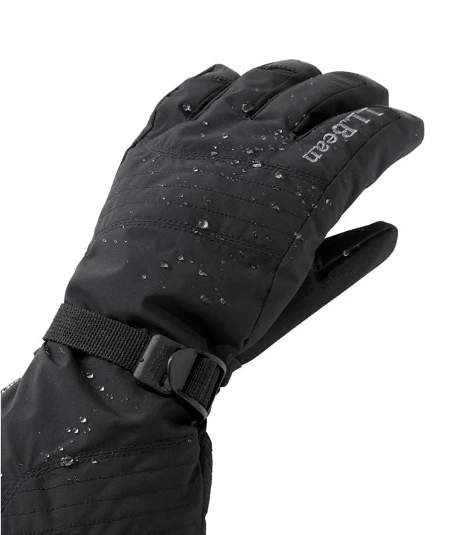 Womens hats in taupe-LL Bean GoreTex Primaloft Ski Gloves Women's