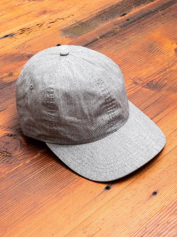 Beanies for cozy runs-COOLMAX 6-Panel Hat in Grey