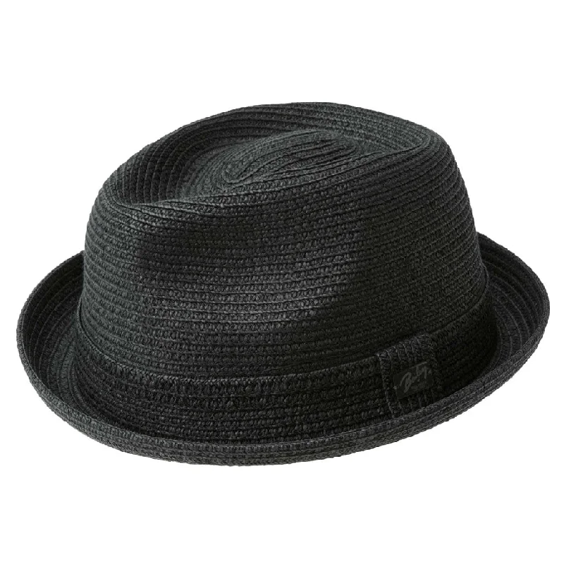 mens hats with neutral tones-Bailey Billy Mens Straw Fedora