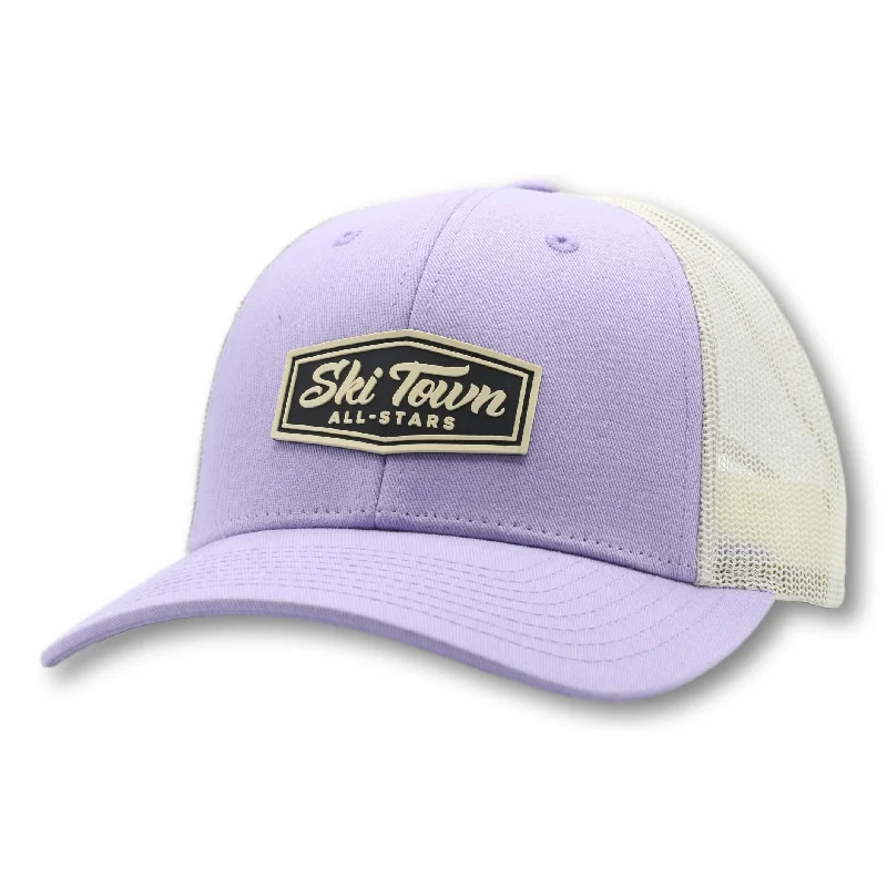 LILAC W/ BLACK PATCH