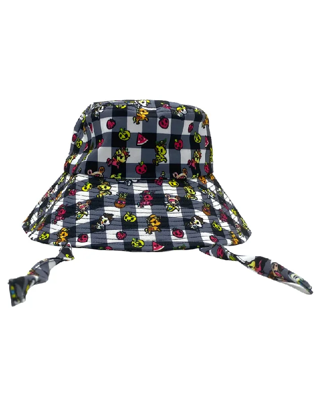 Bucket hats for outdoor activities-Picnic Bucket Hat