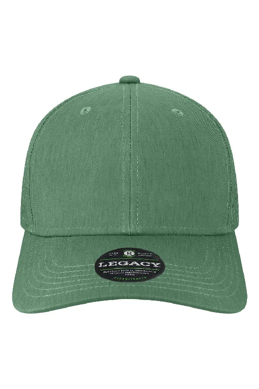 mens hats with unique colors-Legacy Mens Reclaim Mid Pro Moisture Wicking Adjustable Hat - Dark Green