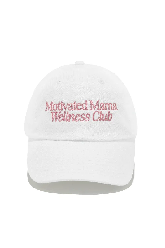 Thin headbands for sports-Motivated Mama Wellness Club Hat Exclusive Hat - Pink