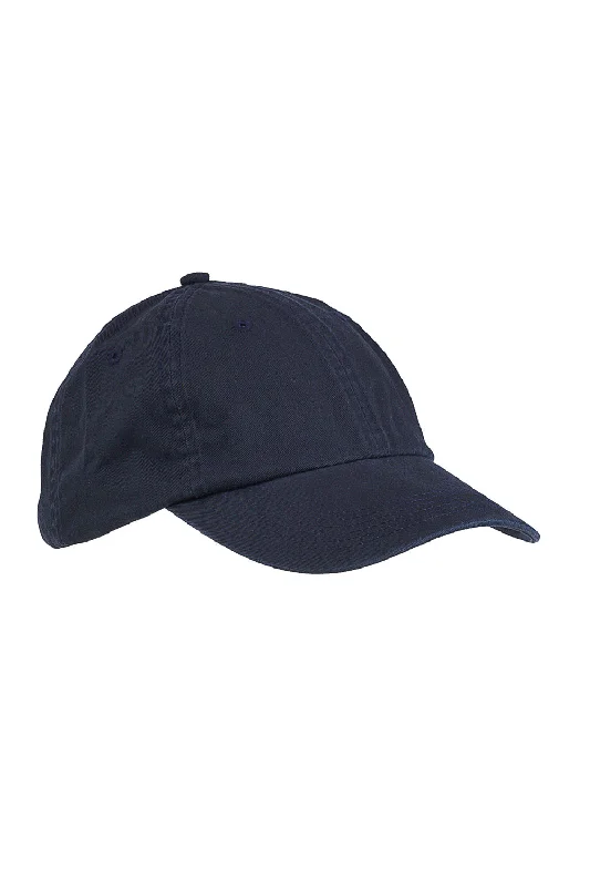 mens hats for seal watching-Big Accessories Mens Adjustable Hat - Navy Blue