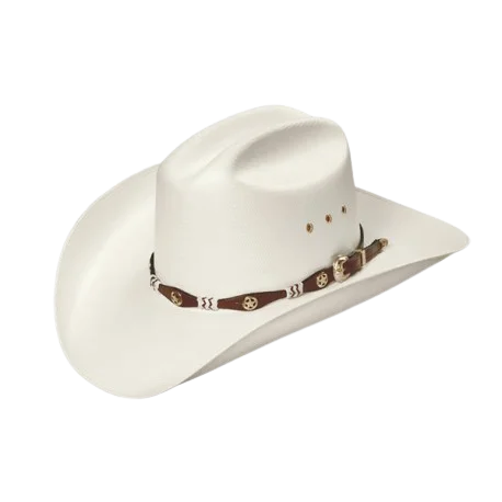 mens hats in damask-Master Hatters Of Texas Men's White Capitan 20x Hat