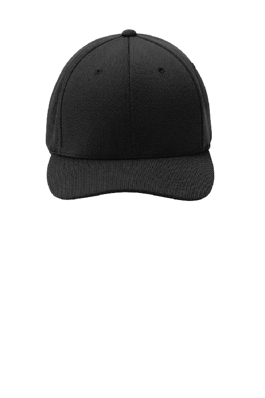 mens hats in emerald stone-Sport-Tek Mens Cool & Dry Moisture Wicking Stretch Fit Hat - Black