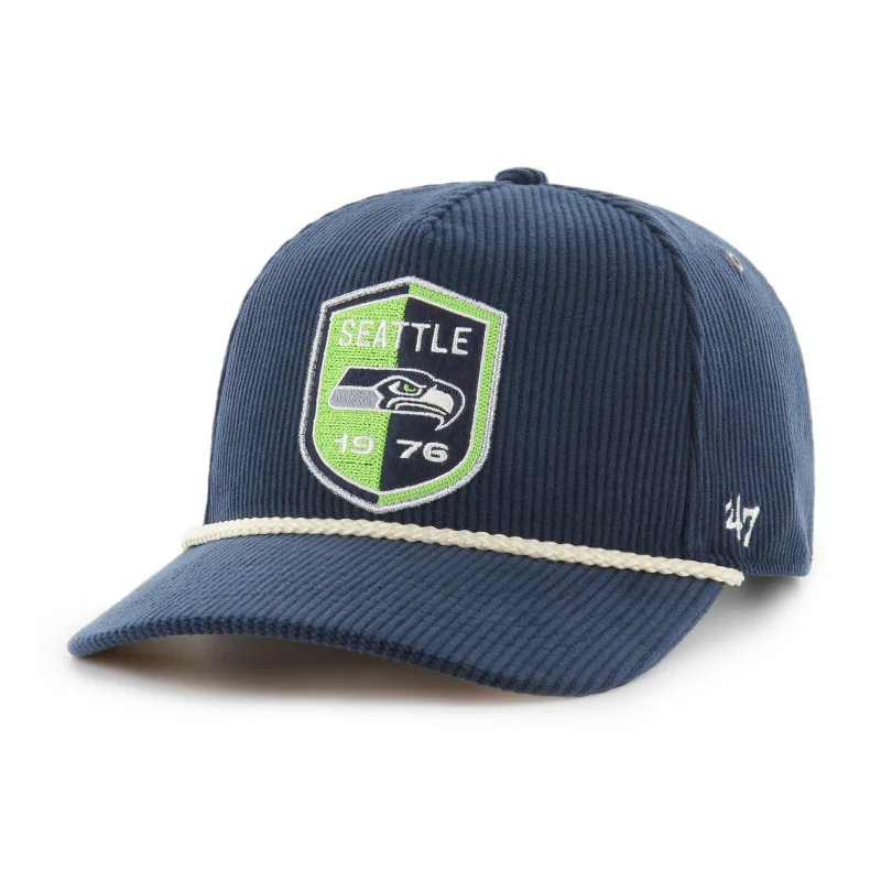 Beanies for bald heads-Stoney Clover Lane X '47 Seattle Seahawks Touch Down Hitch Hat