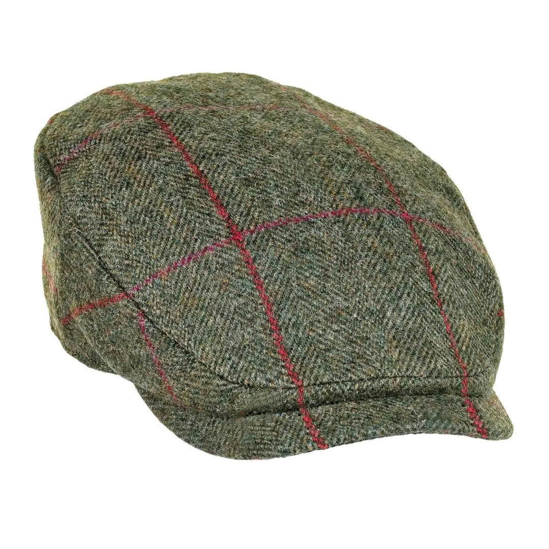 Silk headbands for babies-Heather Maxwell British Tweed Bond Cap