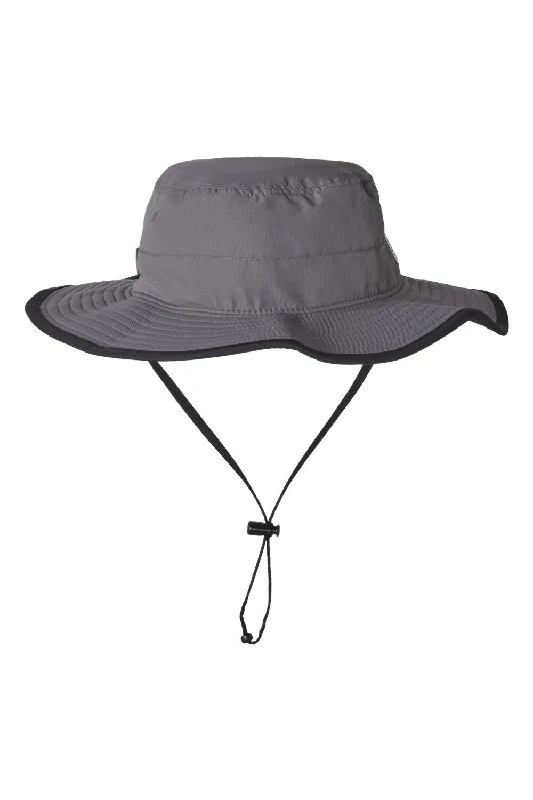 mens hats in emerald-The Game Mens Ultralight UPF 30+ Boonie Hat - Dark Grey/Black