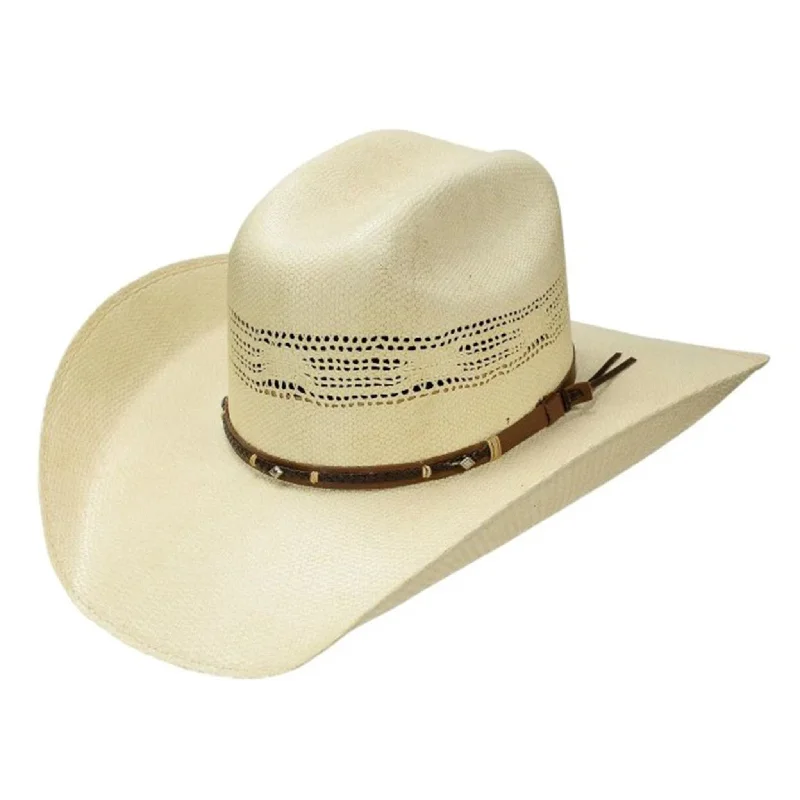 Stretch headbands for winter-Stetson Mule Creek Straw Hat