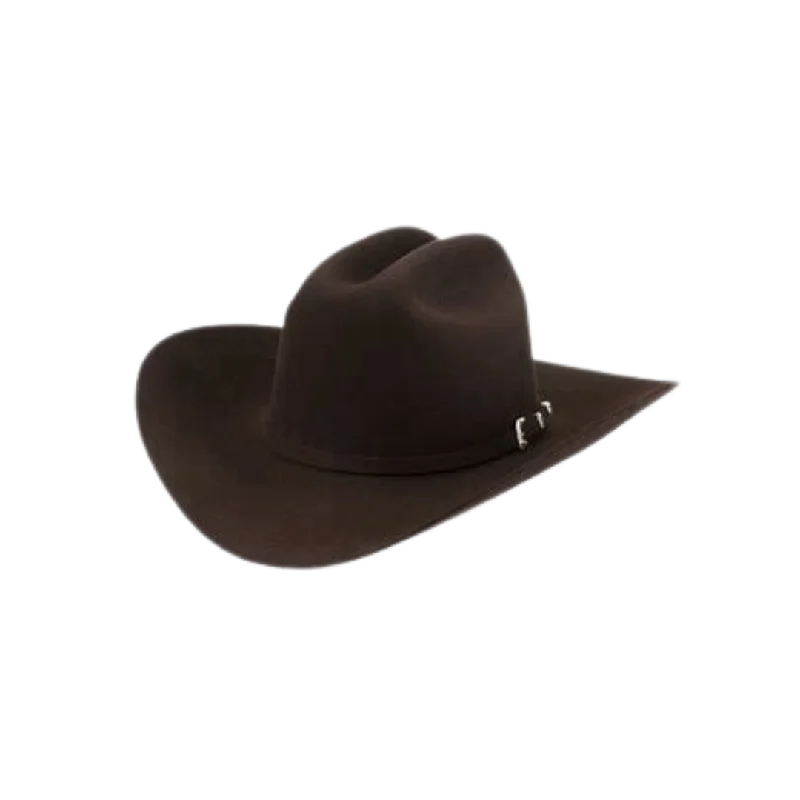 mens hats for horseback riding-Stetson Men's El Patron 30X Felt Mocha Hat