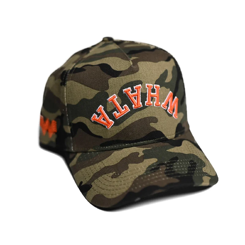 Beanies for casual trips-True Brvnd® Camo Whataburger Hat