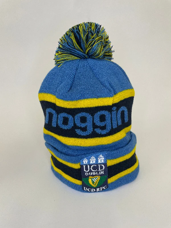 Wool Hats for chill vibes-Noggin Woolie Hat blue/yellow