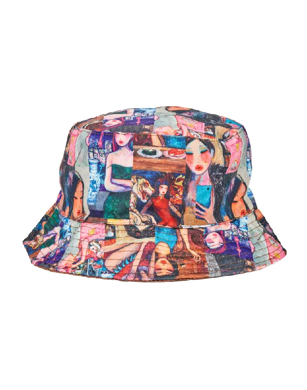 Bucket hats for travel-Gallery Reversible Bucket Hat