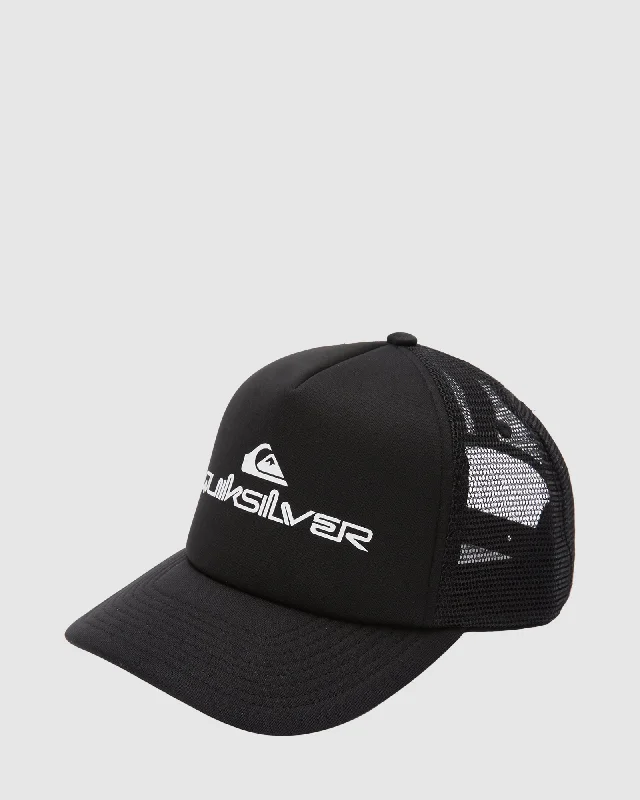 mens hats with classic fit-Mens Omnistack Trucker Cap